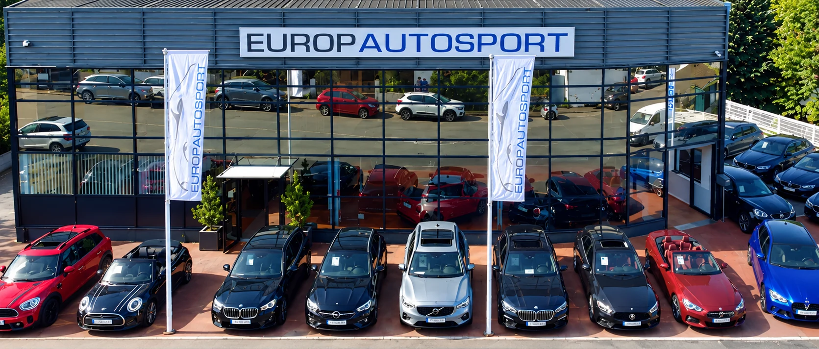 Vue du showroom Europ Autosport
